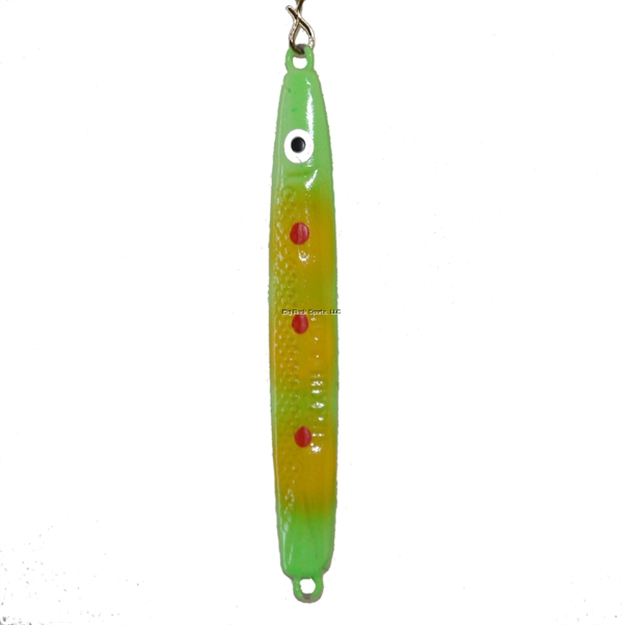 Picture of Nils Usa Hali Sukkula 50 Chain Jig 2" 7/16Oz Green Neon/Red Dots
