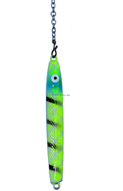 Picture of Nils Usa Hali Sukkula 50 Chain Jig 2" Chartreuse/Scale/Minnow