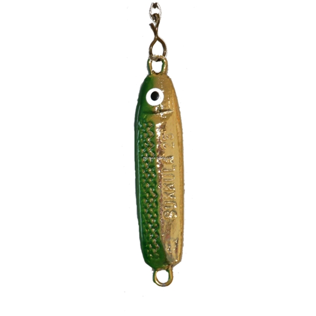 Picture of Nils Usa Hali Sukkula Chain Jig 1 1/4" Gold/Green