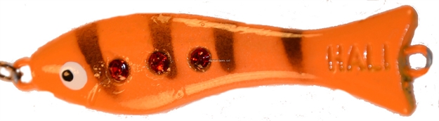 Picture of Nils Usa Ahven Diamond Chain Jig 1-1/2" Orange Perch
