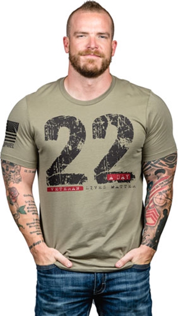 Picture of Nine Line Apparel Line Apparel 22Day Men's T-Shirt Coyote Small
