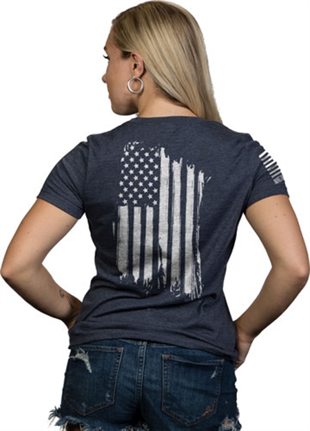 Picture of Nine Line Apparel Line Apparel America Women's T-Shirt Navy Medium