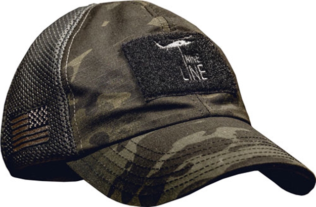 Picture of Nine Line Apparel Line Apparel Dark Americn Made Meshback Hat One Size Gry
