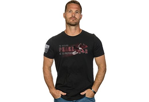 Picture of Nine Line Apparel Line Apparel Peace War Men's T-Shirt Navy 2X-Large!