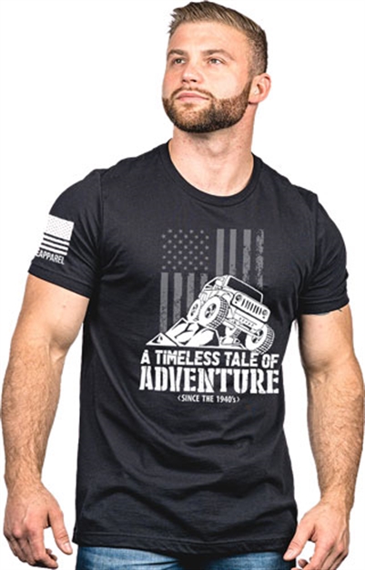 Picture of Nine Line Apparel Line Apparel Timeless Tales OF Adventure Black 2Xl! ADVENTURETSBLACK2XL