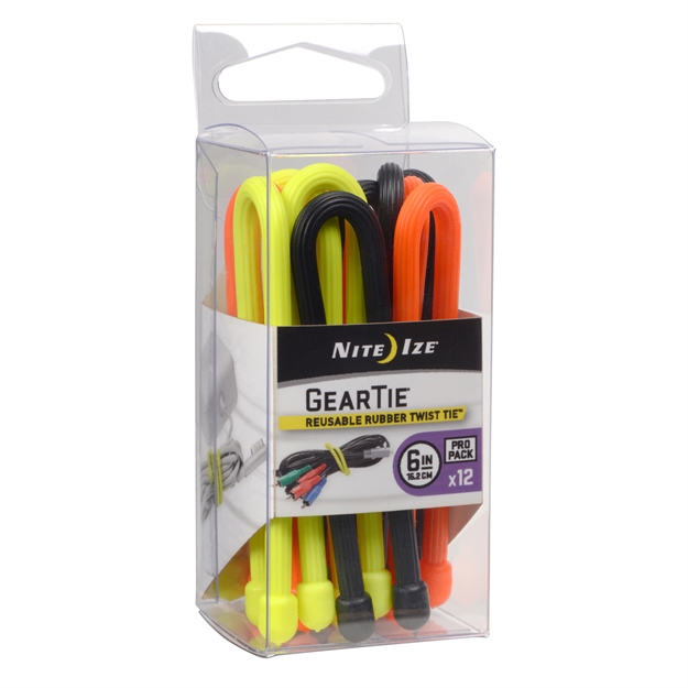 Picture of Nite Ize Gear Tie Propack 6In Assorted 12 Pack