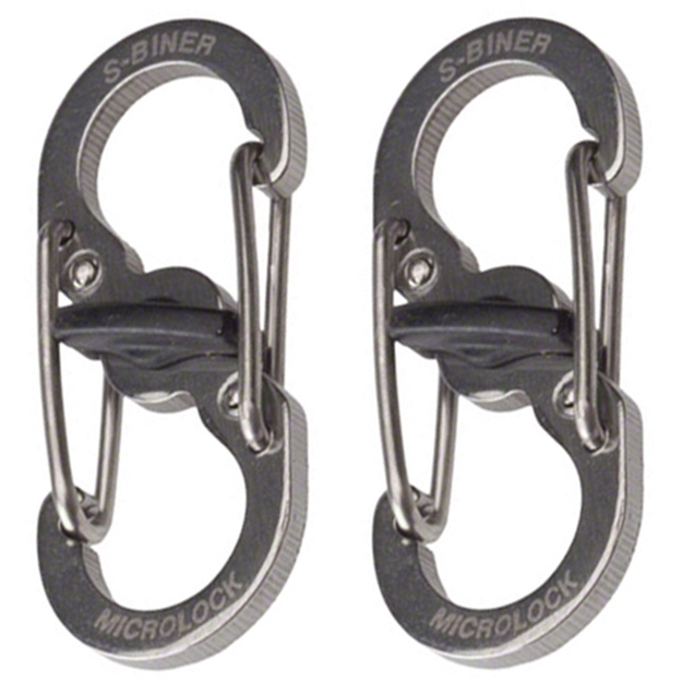 Picture of Nite Ize Microlock Stainless Steel S-Biner 2 Pack