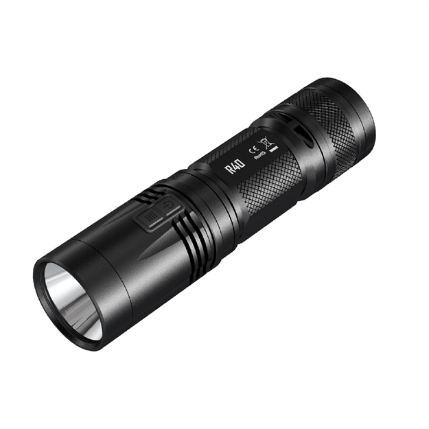 Picture of Nitecore 1000 Lumen R40 Tactical Flashlight Black