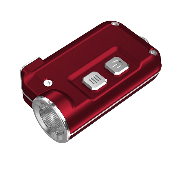 Picture of Nitecore Tini 380 Lumen Usb Rchrgbl Led Keychain Light Red