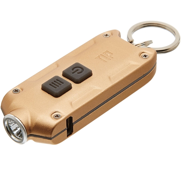 Picture of Nitecore Tip Rechargeable Keychain Light Gold