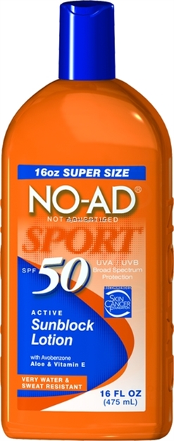Picture of No-Ad Sport Sunscreen Lotion, Broad Spectrum Spf 50, 16Oz