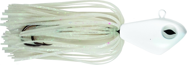 Picture of NO Alibi Alien Jig Offshore Series, Fluorescent White Skirt, 8 OZ White Head