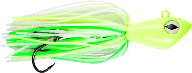 Picture of NO Alibi Alien Jig Offshore Series, Glow Green/Chartreuse Skirt, 6 OZ  Green Head
