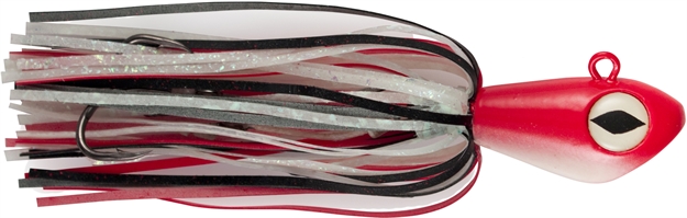 Picture of NO Alibi Alien Jig Offshore Series, Glow Red/Black Skirt, 4 OZ Red Head