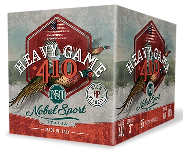 Picture of  Nobel/Eurosports Llc Ans4136 Heavy Game  410Gauge 3" 11/16Oz 6Shot 25 Per Box/10 Case 837913001554