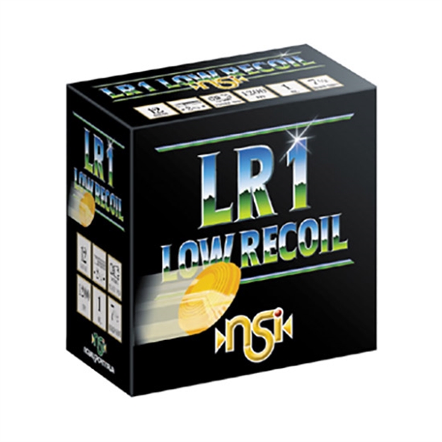 Picture of  Nobel/Eurosports Llc Anslr175 Target Low Recoil 12Gauge 2.75" 1Oz 7.5Shot 25 Per Box/10Case 837913000335