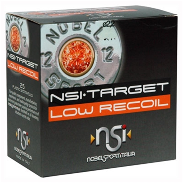Picture of  Nobel/Eurosports Llc Anslr185 Target Low Recoil 12Gauge 2.75" 1Oz 8.5Shot 25 Per Box/10Case 837913000311