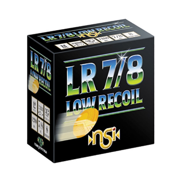 Picture of Noblesport Ammo Low Recoil 12Ga. 1200Fps. 7/8Oz. #8 25-Pk