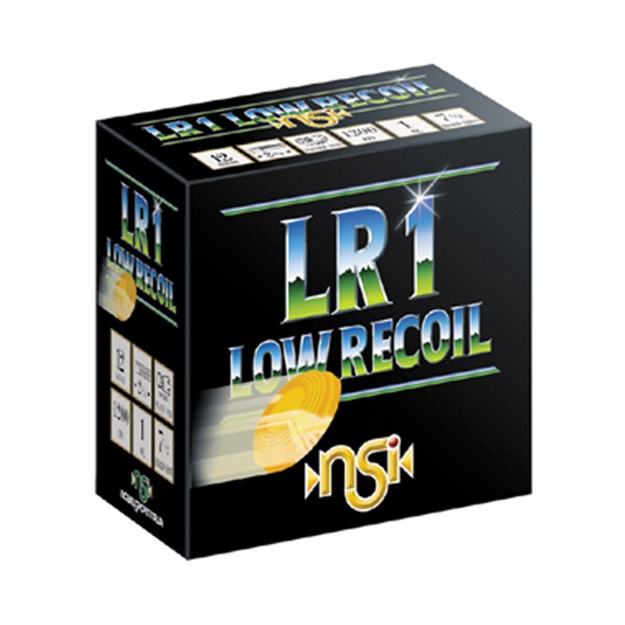 Picture of  Nobel/Eurosports Llc Anslr19 Target Low Recoil 12Gauge 2.75" 1Oz 9Shot 25 Per Box/10Case 837913000328