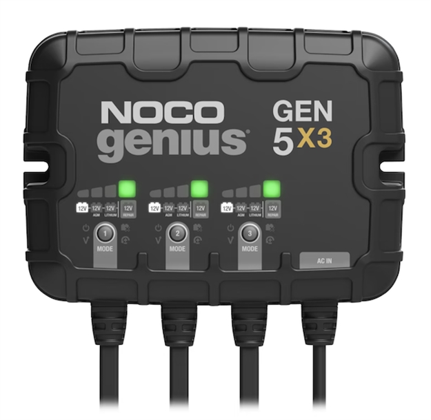 Picture of Noco 3-Bank 5A Onboard Batt Chargr GEN5X3