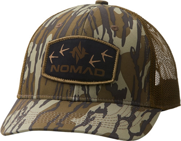 Picture of Nomad Camo Turkey Trucker Hat Mossy Oak Bottomland Adjstbl