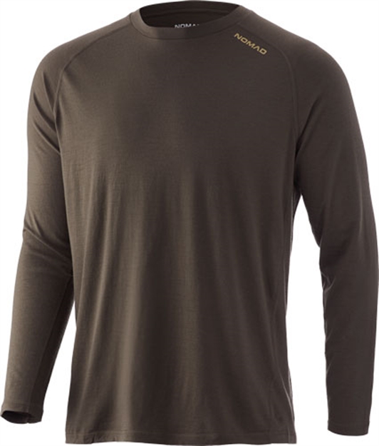 Picture of Nomad Durawool LS Crew Neck Base Layer Mud Large