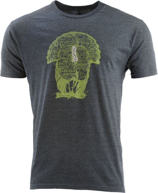 Picture of Nomad Gobbler Word Cloud Men's T-Shirt Heather Grey Medium