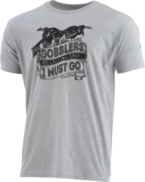 Picture of Nomad Gobblers Are Calling Men's T-Shirt Grey Small