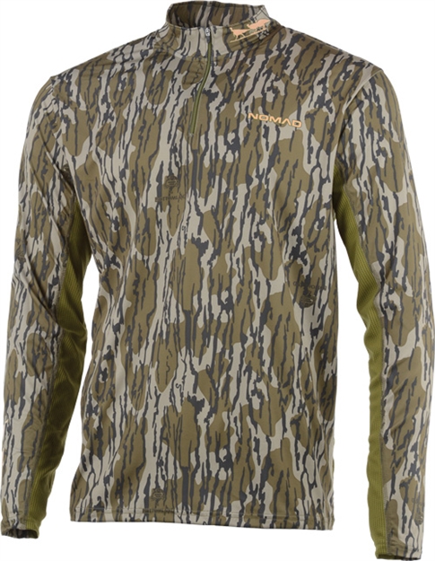 Picture of Nomad Nwtf Men's 1/4 Zip Mossy Oak Bottomland X-Large