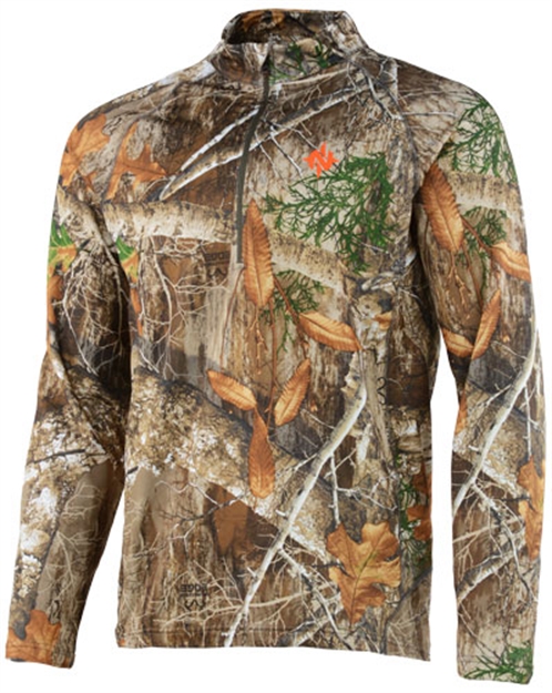 Picture of Nomad Transition 1/4 Zip Realtree Edge Medium