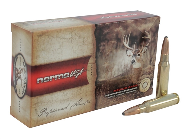 Picture of Norma Ammunition (Ruag) 20174942 American PH  
308 Winchester 180 GR Oryx 20 Bx/ 10 CS