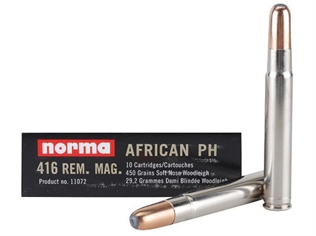 Picture of Norma 416 Rem Mag 450Gr Rnsn