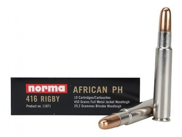 Picture of Norma 416 Rigby 450Gr Fmj