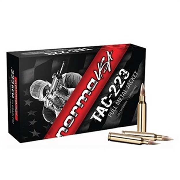 Picture of Norma Ammo 223 Rem 55Gr Fmj 20/Box