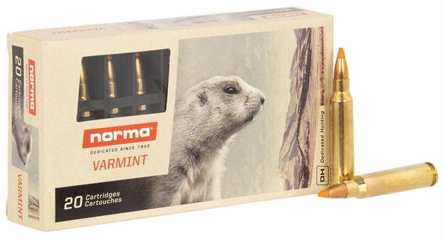 Picture of  Norma Ammunition 20157352 Dedicated Hunting Varmint 223Rem 55Gr Polymer Tip 20 Per Box/10 Case 7393923320670
