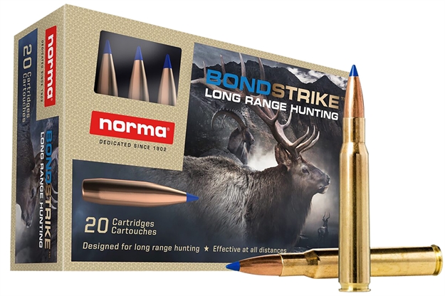 Picture of  Norma Ammunition 20176422 Dedicated Hunting Bondstrike Extreme 30-06Springfield 180Gr Bonded Polymer Tip 20 Per Box/10 Case 7393923322117