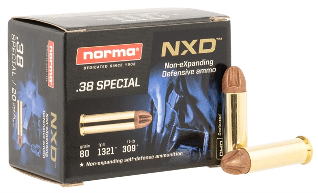 Picture of  Norma Ammunition 611240020 Self Defense Nxd 38Special 38Gr 20 Per Box/10 Case 810036150187