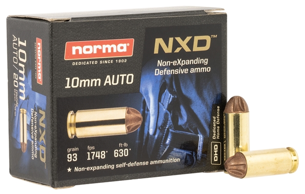 Picture of  Norma Ammunition 611340020 Self Defense Nxd 10Mmauto 93Gr 20 Per Box/10 Case 810036150194