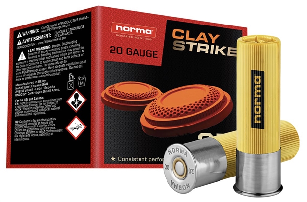 Picture of Norma Ammunition Claystrike 20Ga 2.75 #8 1Oz 25/10 1196052880 843510643917