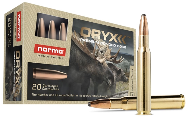 Picture of  Norma Ammunition 20174732 Oryx  308Win 180Gr 20 Per Box/10 Case