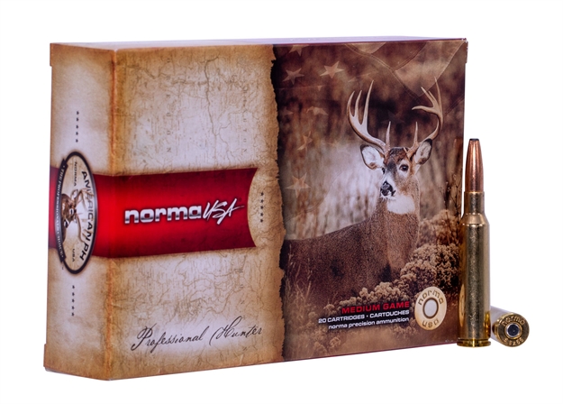 Picture of Norma Ammunition (Ruag) 20166052 American PH  
6.55 X 55 156 GR Oryx 20 Bx/10 CS