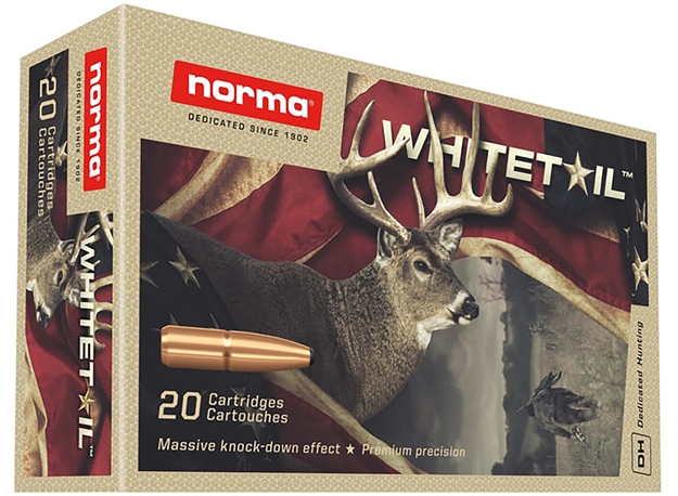 Picture of  Norma Ammunition 20171502 Dedicated Hunting Whitetail 7Mm-08Rem 150Gr Pointed Soft Point 20 Per Box/10 Case 7393923325286