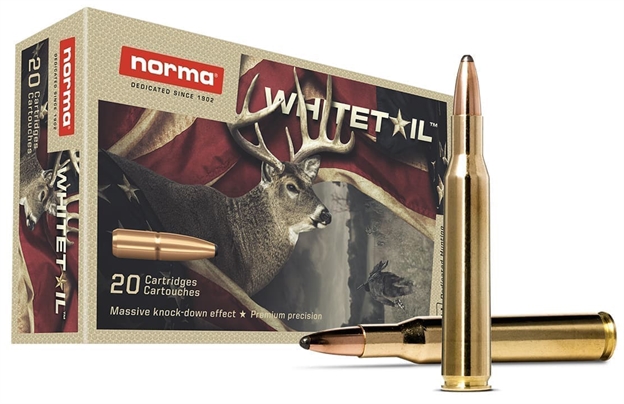 Picture of  Norma Ammunition 20169562 Dedicated Hunting Whitetail 270Win 130Gr Pointed Soft Point 20 Per Box/10 Case