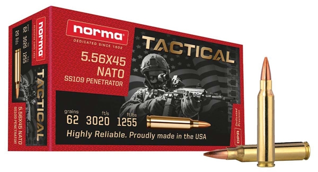 Picture of Norma Ammunition Ss109 5.56 62Gr 50/20 2425729 810036150088