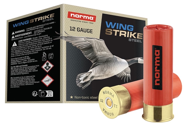 Picture of Norma Ammunition Wingstrike Steel 12Ga 3 BB 1-1/4Oz 25/10 1198033400 8435101643955