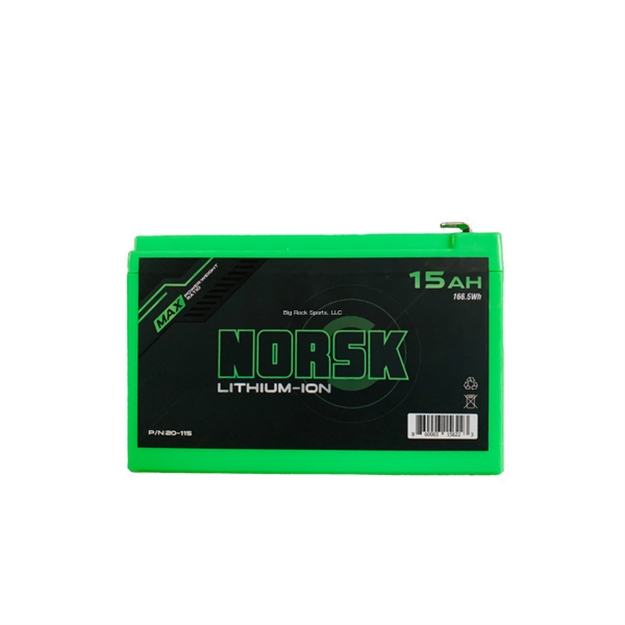 Picture of Norsk Lithium Ion Battery 15Ah, 12V W/Led Indicator + Dual Usb