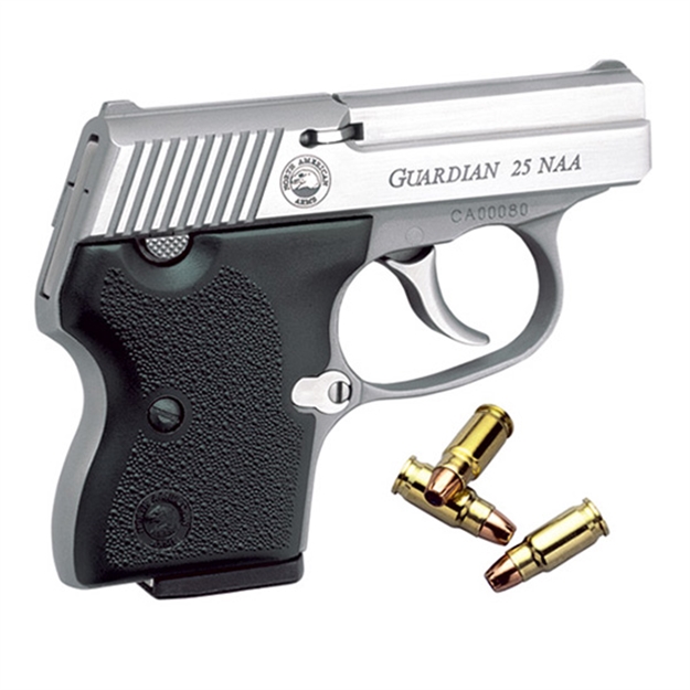 Picture of  North American Arms Guardian 25Naa 2.19 SS Dao Rubber Grip 6Rd 744253000966