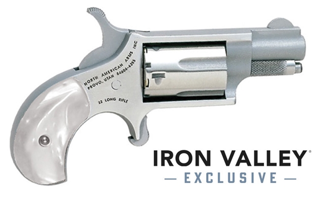 Picture of North American Arms Mini-Rev 22Lr 1 1/8" Pearl Grip Ivs Excl NAA22LRGPW 744253001055