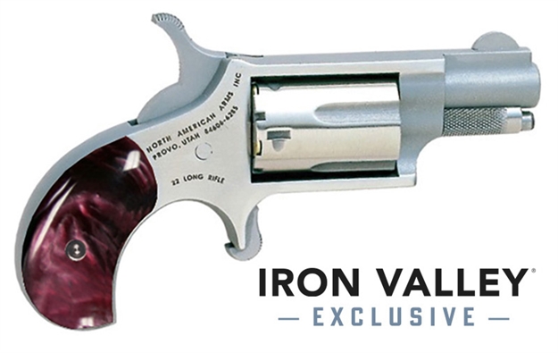 Picture of North American Arms Mini-Rev 22Lr 1 1/8"S FS Prpl Pearl Grp NA22LRGPPR