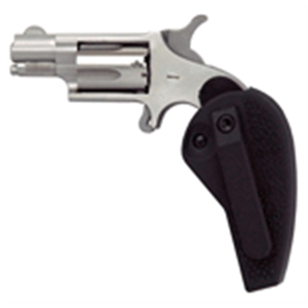 Picture of North American Arms 22Llrhg Mini-Revolver  22 LR 5 Shot 1.63" Barrel, Overall Stainless Steel Finish, Black Synthetic Holster Grip NAA-22LLR-HG 744253000478